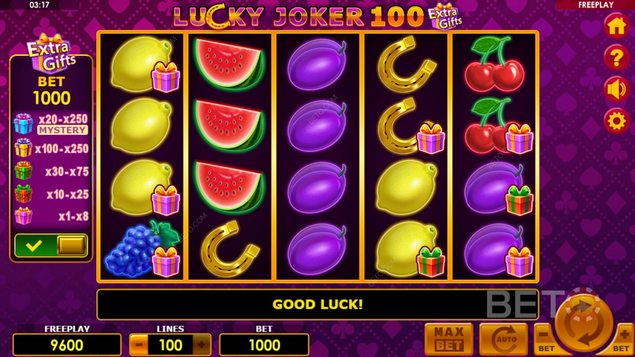 Lucky Joker 100 Extra Gifts Jogo Grátis