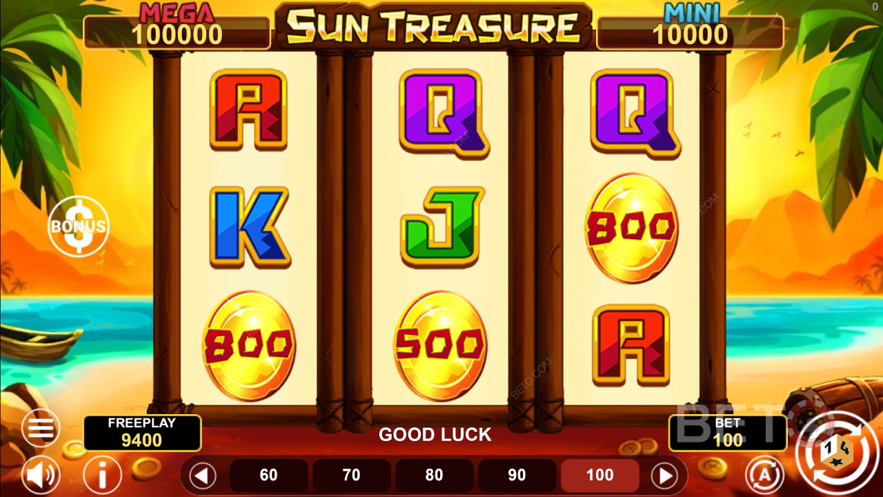 Sun Treasure Hold & Win Jogo Grátis