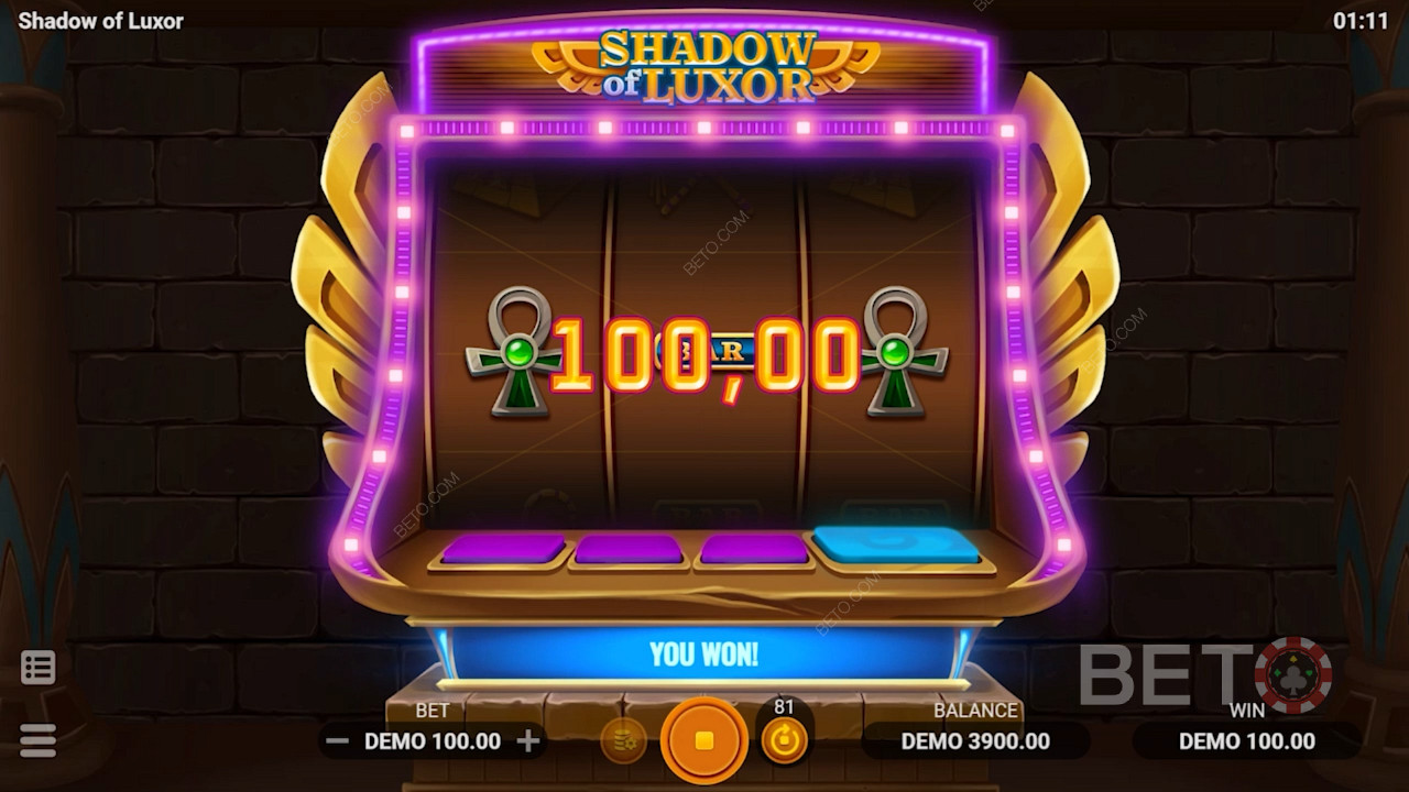 Jogue Shadow of Luxor jogo com riquezas antigas pode dar-lhe alguns pagamentos suculentos