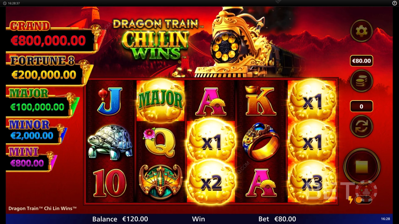 Trem do Dragão Chi Lin Ganha Resenha feita por BETO Slots