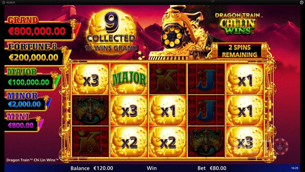 Deve jogar Dragon Train Chi Lin Wins?