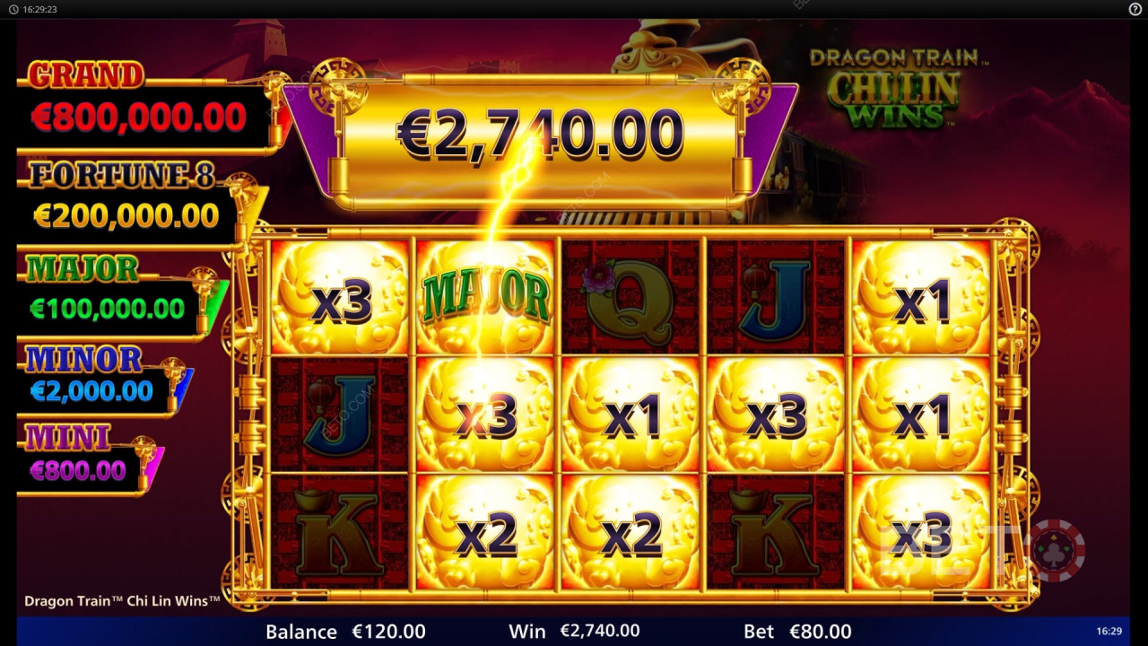 Ganhe 10.000x a sua aposta na Slot Chi Lin Wins do Comboio do Dragão!