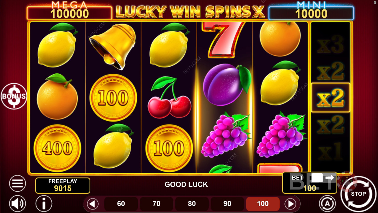 Lucky Win Spins X Jogo Grátis