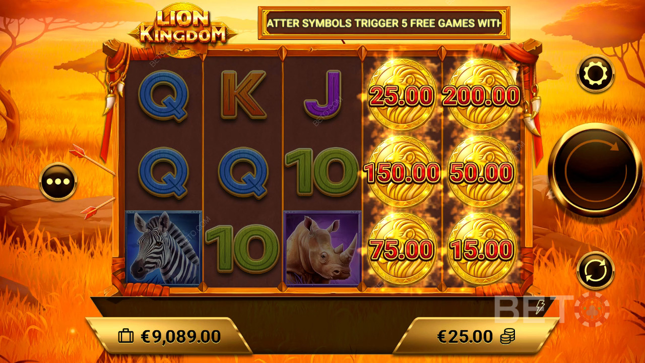 Avaliação do Lion Kingdom por BETO Slots