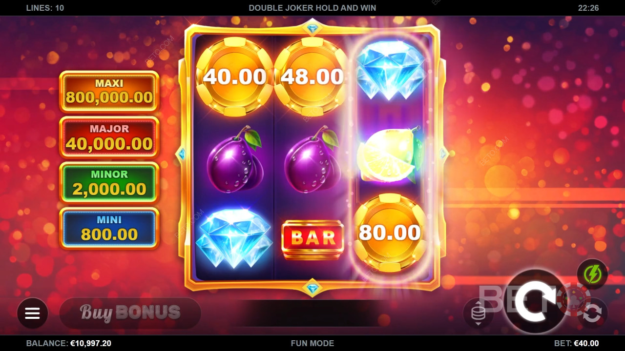 Double Joker Hold and Win Resenha por BETO Slots