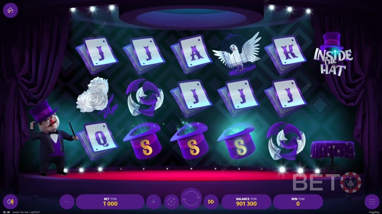 Revisão de Inside The Hat por BETO Slots