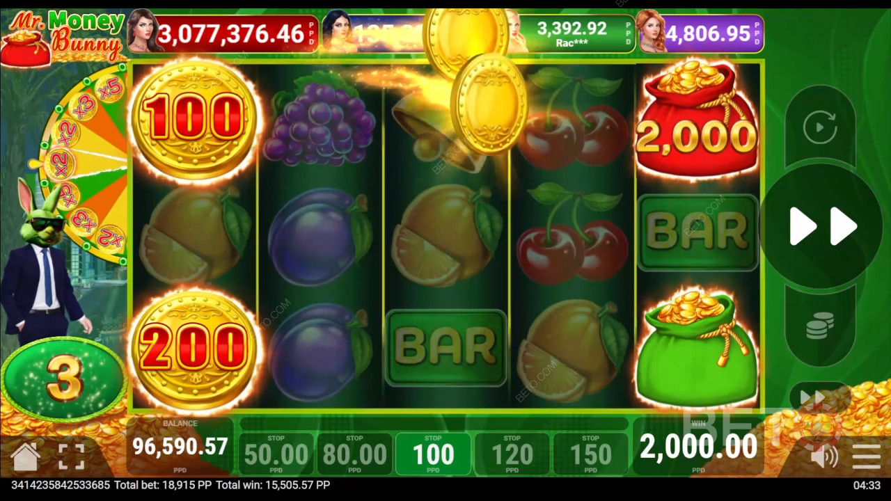 Ganhe 3.500x a sua aposta na Slot de Vídeo Money Bunny!