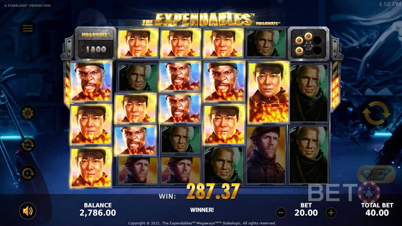 The Expendables New Mission Megaways Jogo Grátis