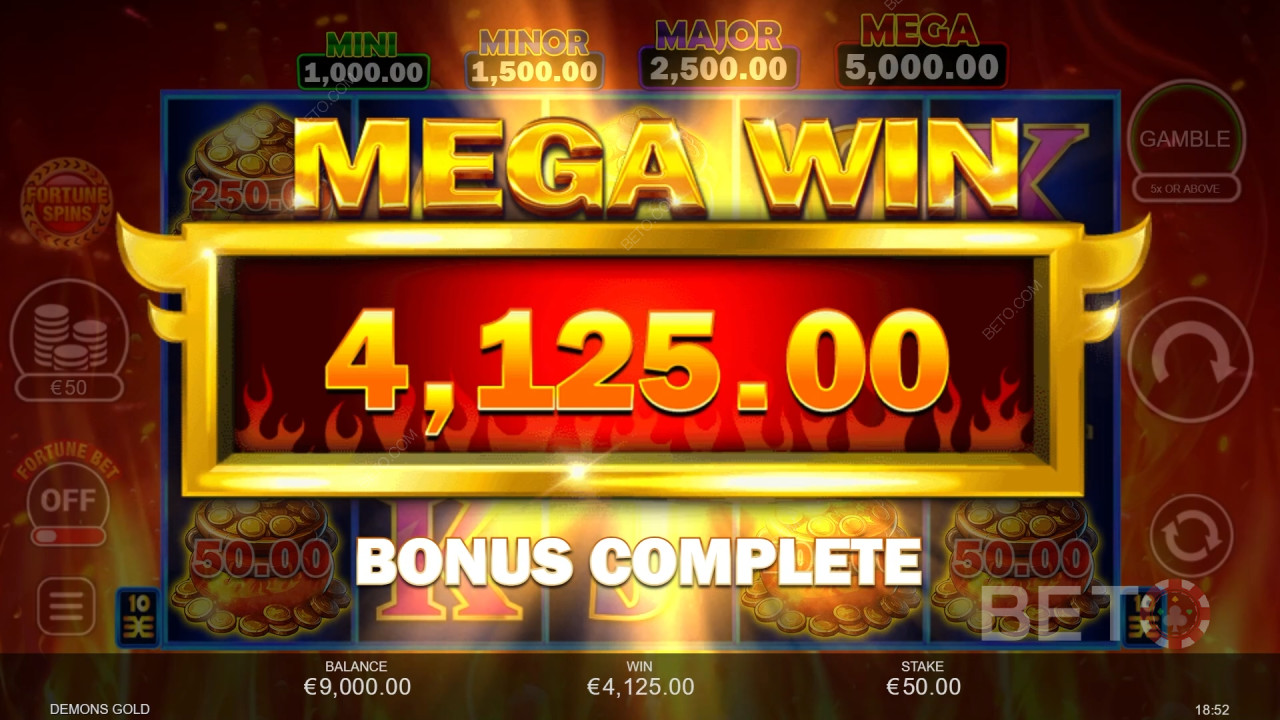 Ganhe 3.333x a sua aposta na Slot Online Demon
