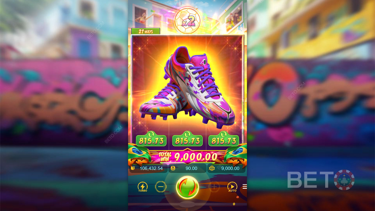 Funcionalidades de bónus explicadas em Futebol Fever por PG Soft