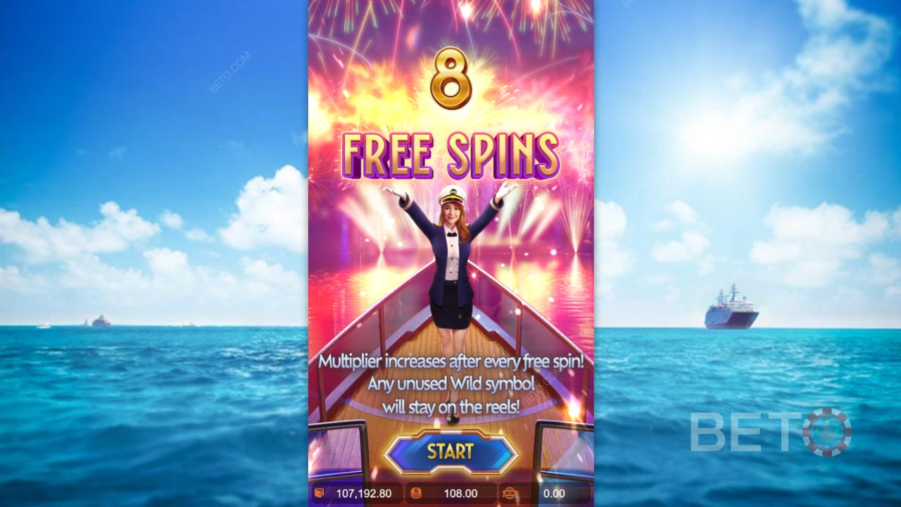 Funcionalidades de bónus explicadas em Cruise Royale por PG Soft