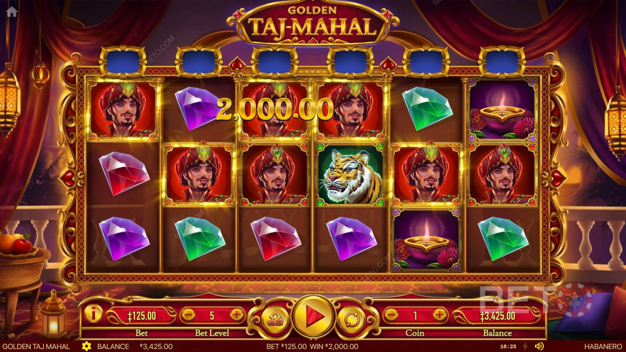 Crítica da Golden Taj Mahal por BETO Slots