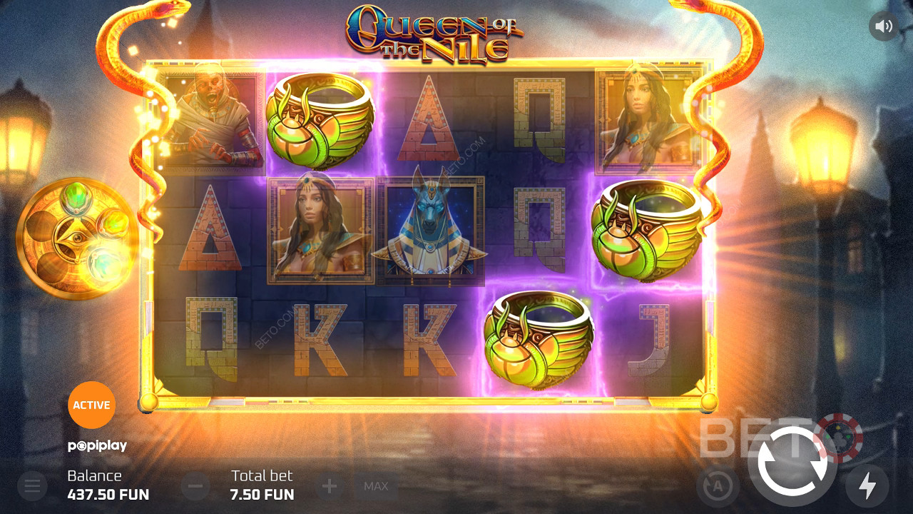 Queen of the Nile Resenha de BETO Slots