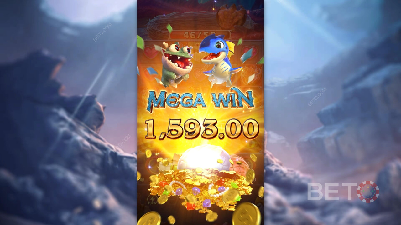 Ganhe 2.500x a sua aposta na Slot Online Dragon Hatch 2!