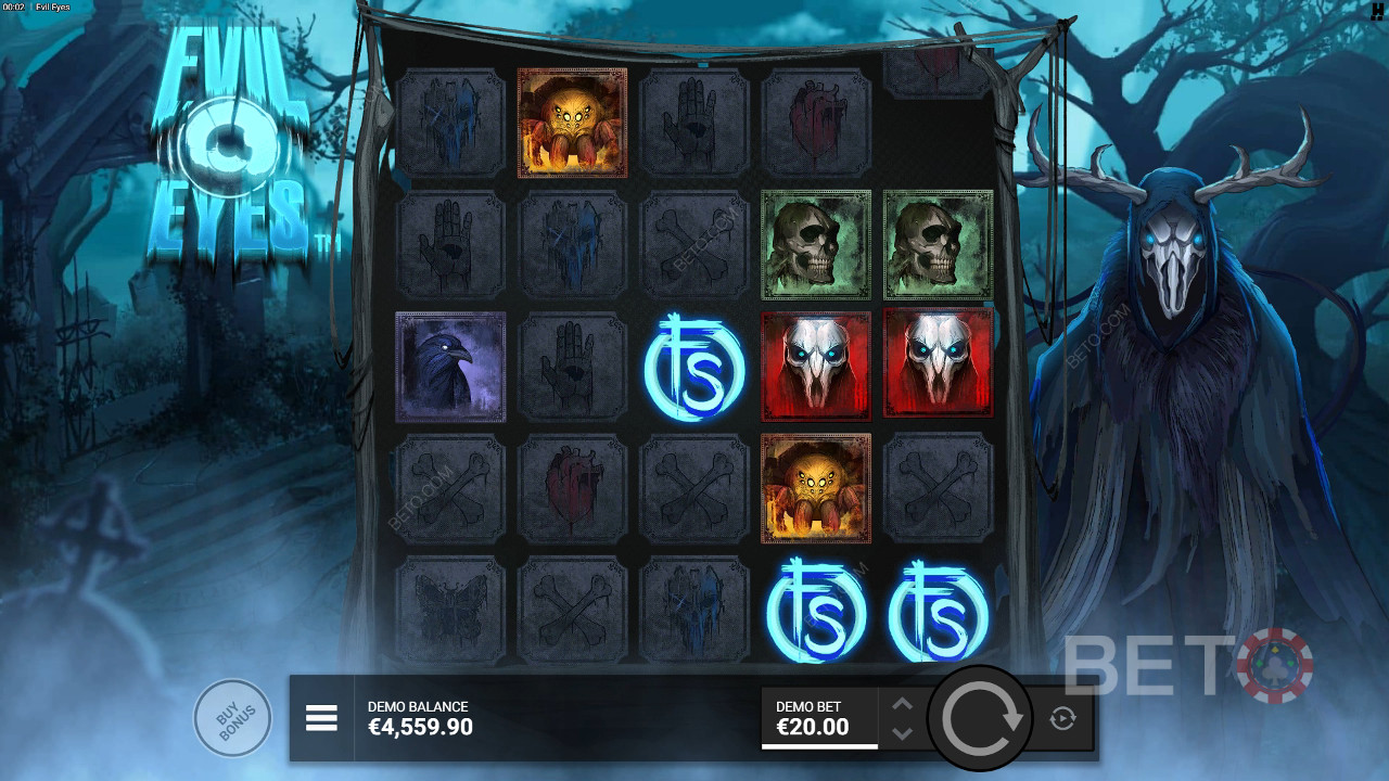 Revisão de Evil Eyes por BETO Slots
