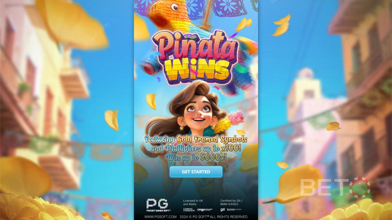 Ganhe 5.000x a sua aposta na Slot Online Pinata Wins!
