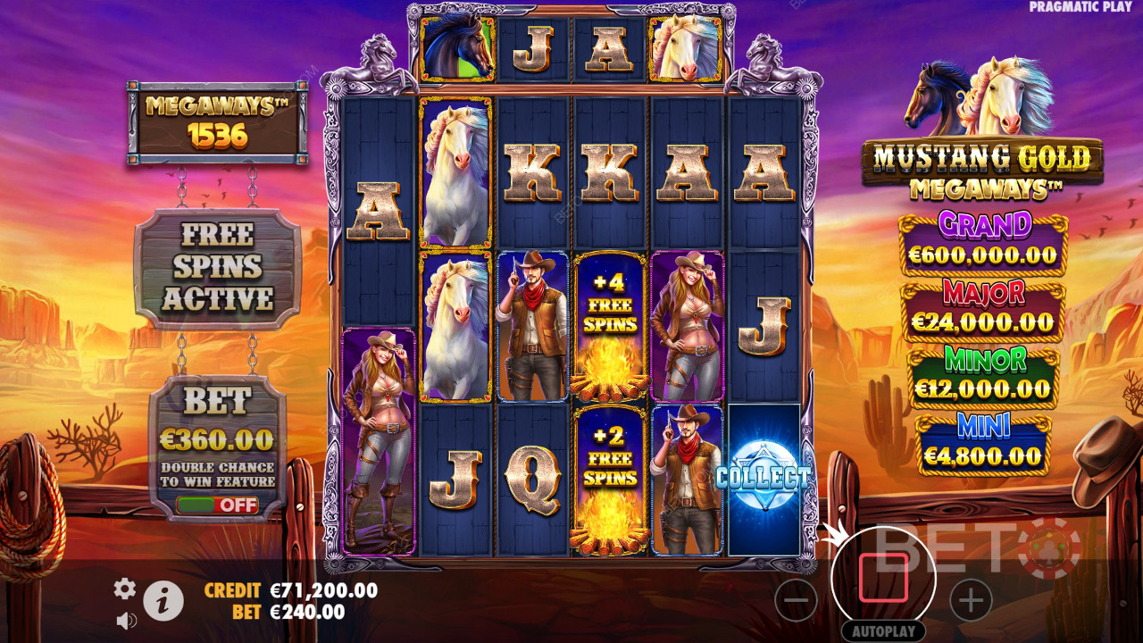 Mustang Gold Megaways Resenha de BETO Slots