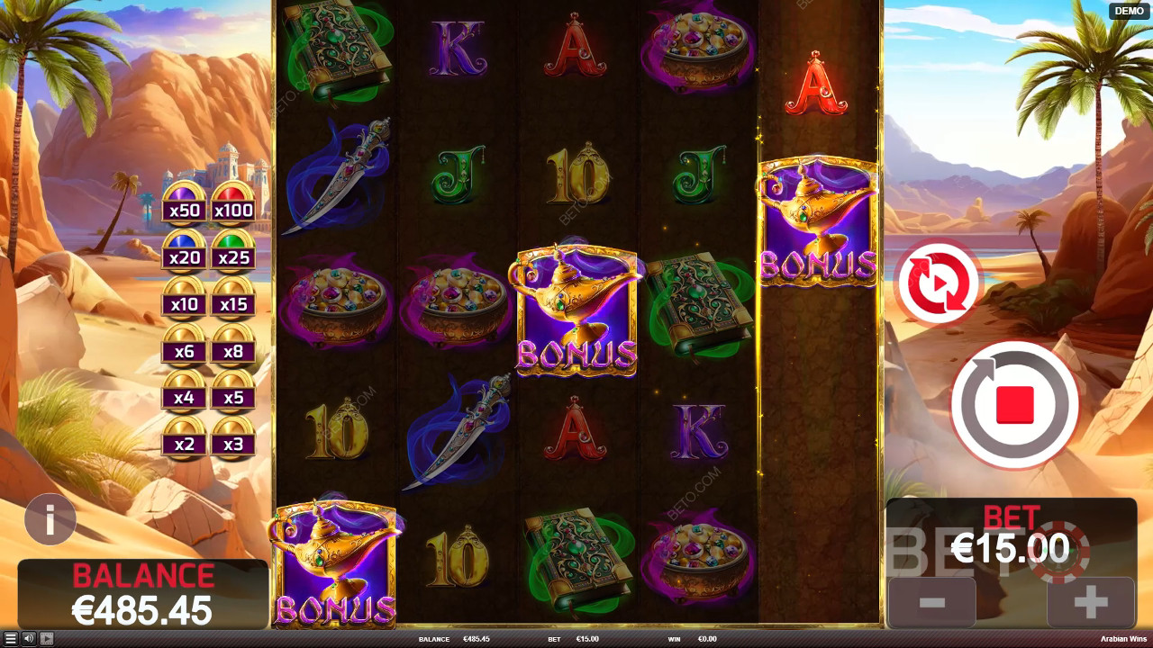 Arabian Wins Resenha feita por BETO Slots