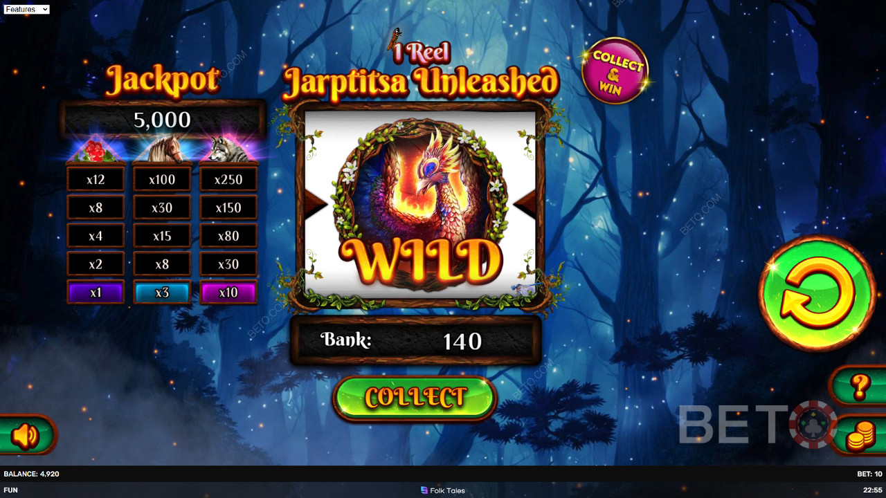 1 Reel Jarptitsa Unleashed Jogo Grátis