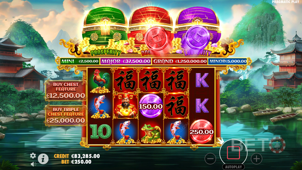 Crítica da Chests of Cai Shen por BETO Slots