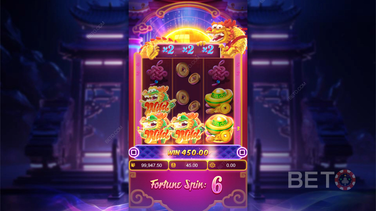 Ganhe 2.500x a sua aposta na Slot Fortune Dragon!