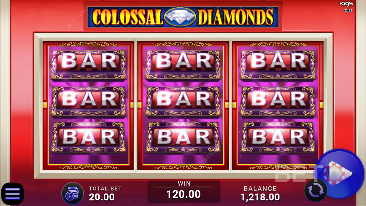 Colossal Diamonds Avaliação por BETO Slots