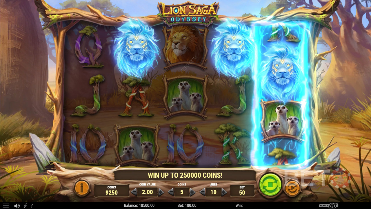 Lion Saga Odyssey Revisão por BETO Slots
