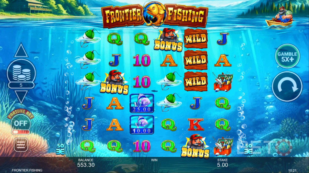 Frontier Fishing Resenha por BETO Slots