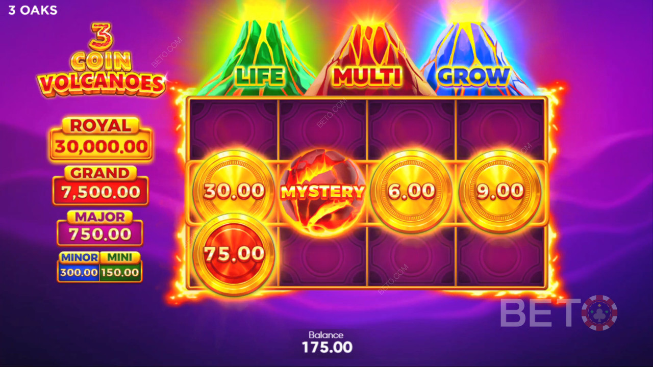 3 Coin Volcanoes Jogo Grátis