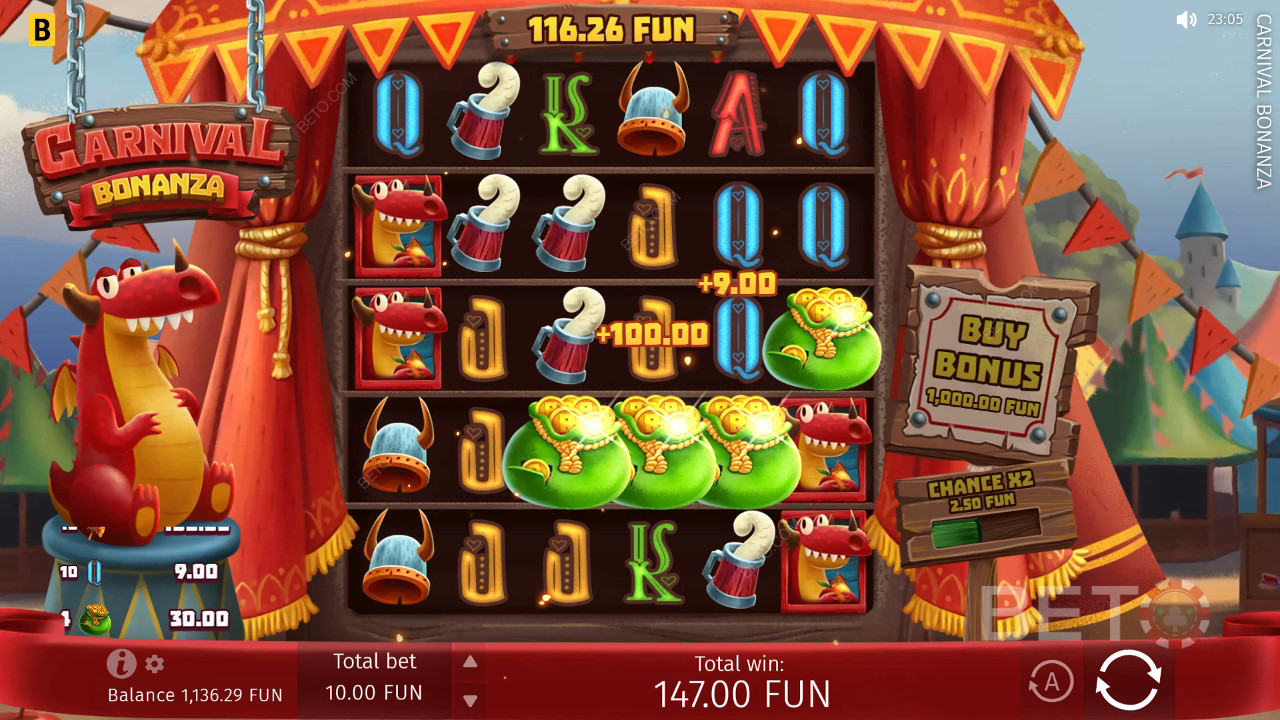 Carnival Bonanza Resenha feita por BETO Slots