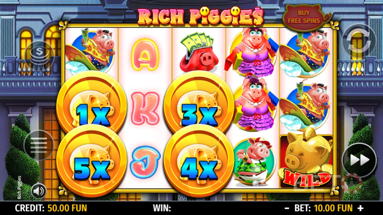 Rich Piggies Resenha de BETO Slots