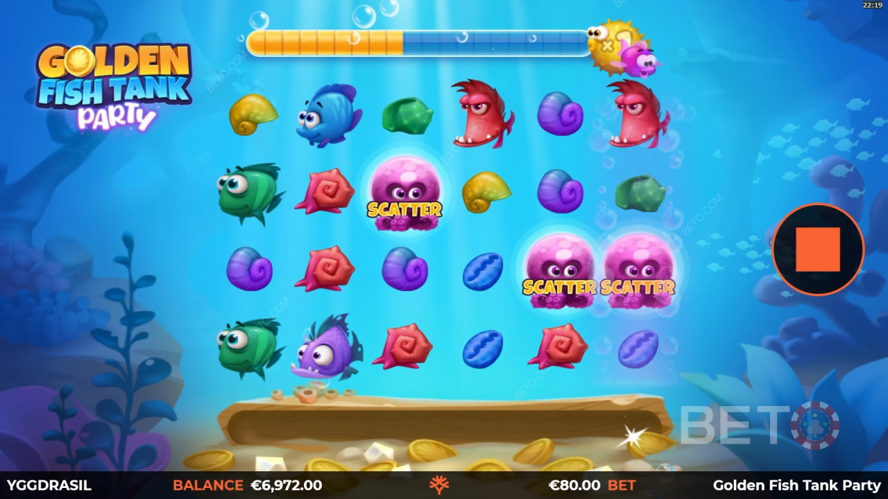 Golden Fish Tank Avaliação da festa por BETO Slots