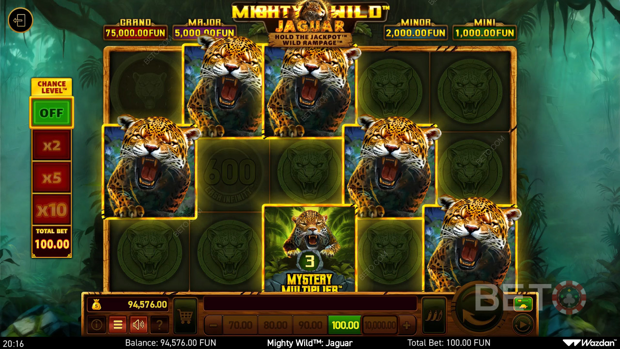 Mighty Wild: Jaguar Avaliação por BETO Slots