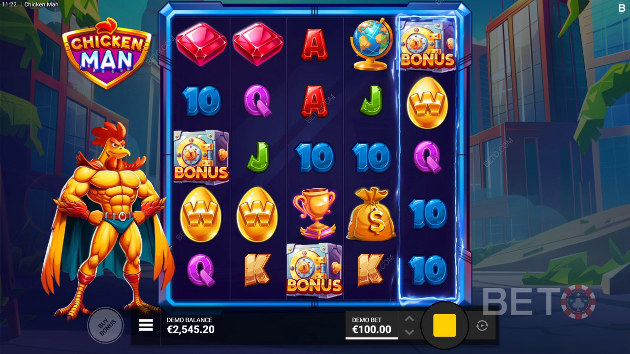 Chicken Man Resenha de BETO Slots