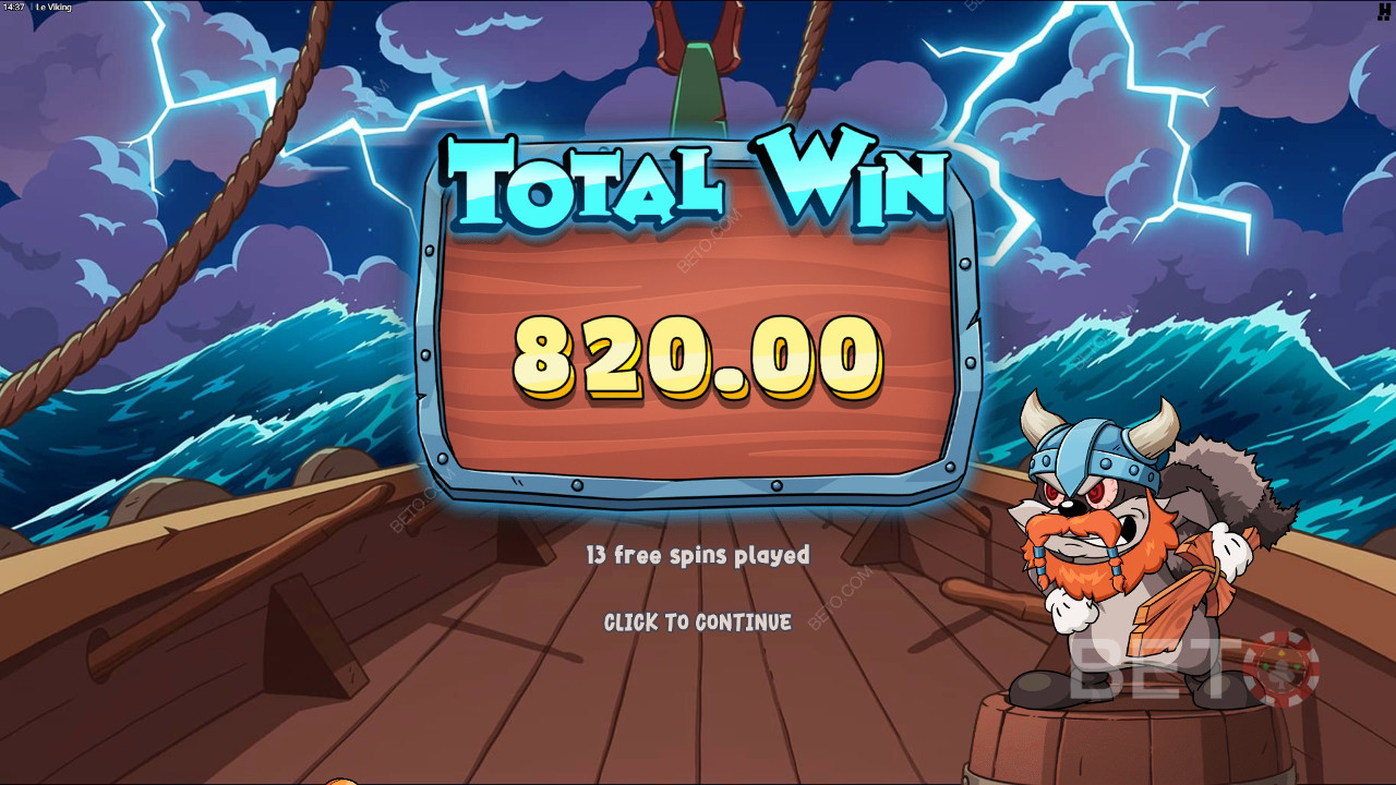 Ganhe 10.000x a sua aposta na Slot Online Le Viking!