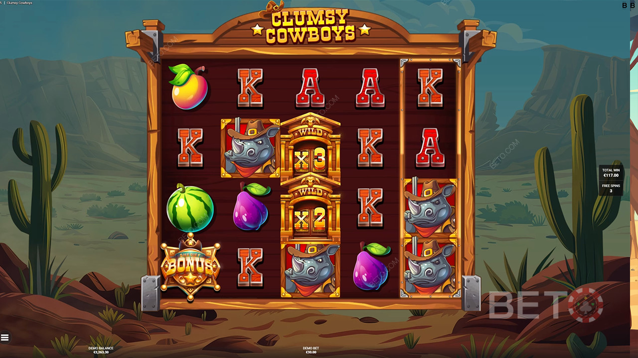 Cowboys Desajeitados Resenha de BETO Slots