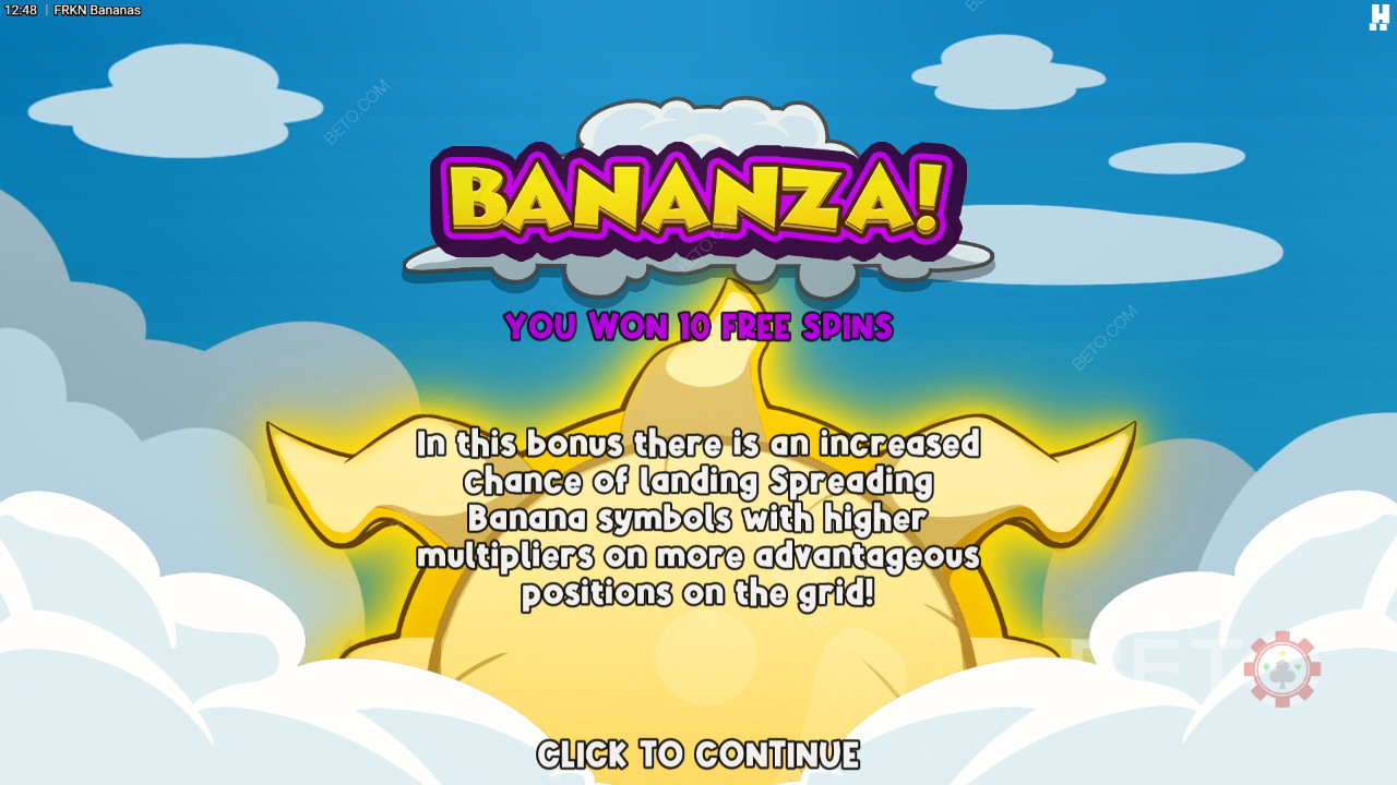 Funcionalidades de bónus explicadas em FRKN Bananas por Hacksaw Gaming