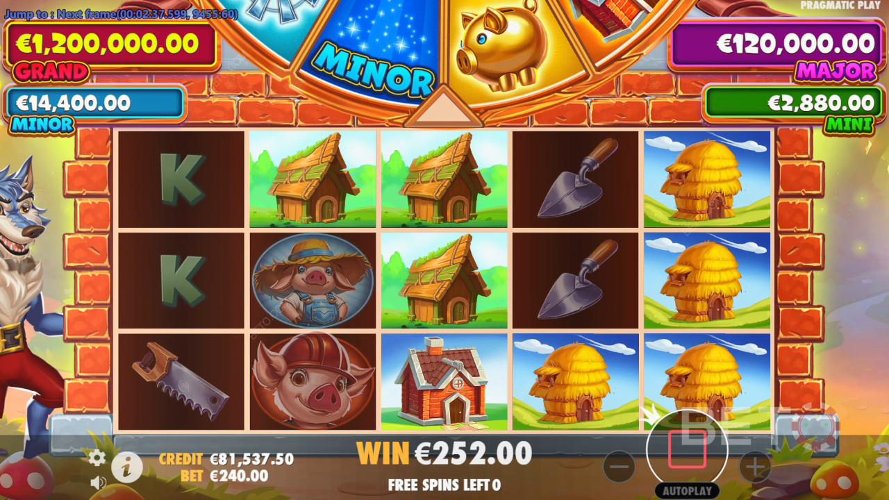 Funcionalidades de bónus explicadas em Brick House Bonanza por Pragmatic Play