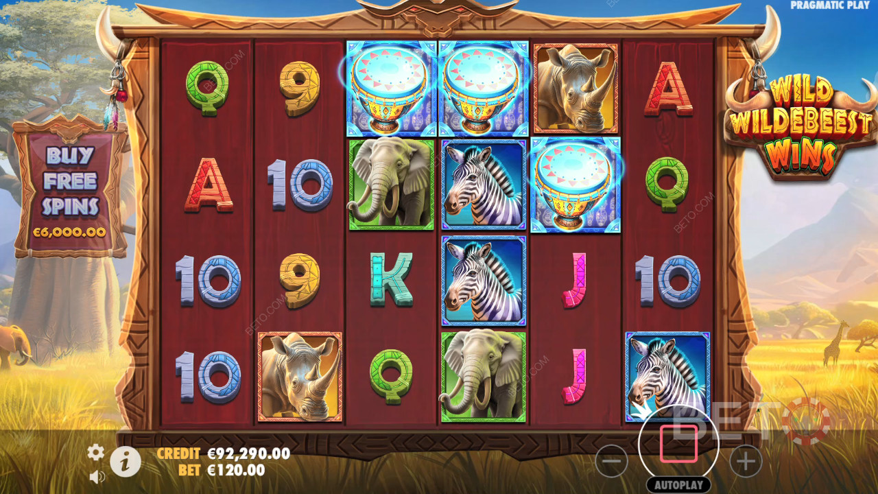 Wild Wildebeest Wins Revisão por BETO Slots