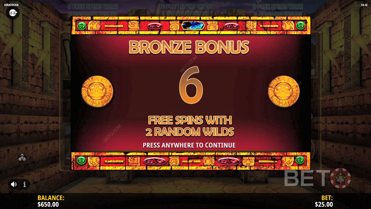 Ganhe 9.600x a sua aposta na Slot Viracocha Online!