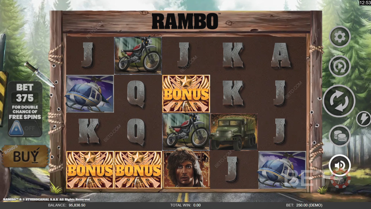 Avaliação de Rambo por BETO Slots