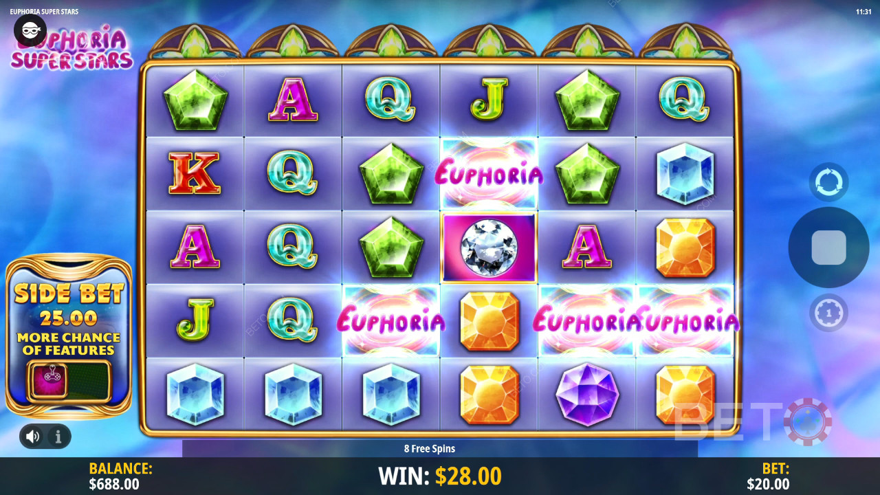 Euphoria Super Stars Resenha por BETO Slots