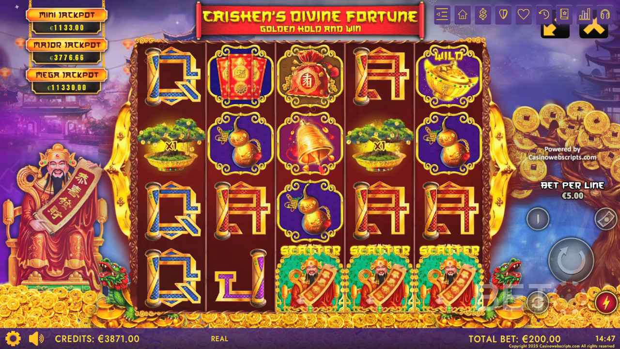 Caishen's Divine Fortune Jogo Grátis