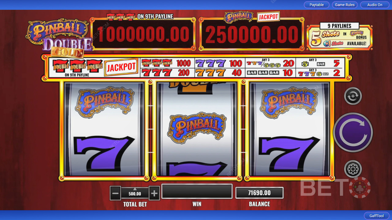 Pinball Double Gold Avaliação por BETO Slots