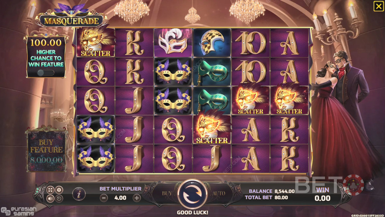 Avaliação de Masquerade por BETO Slots