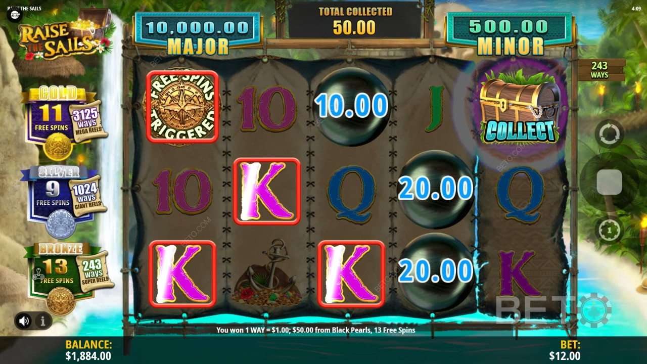 Revisão de Raise the Sails por BETO Slots