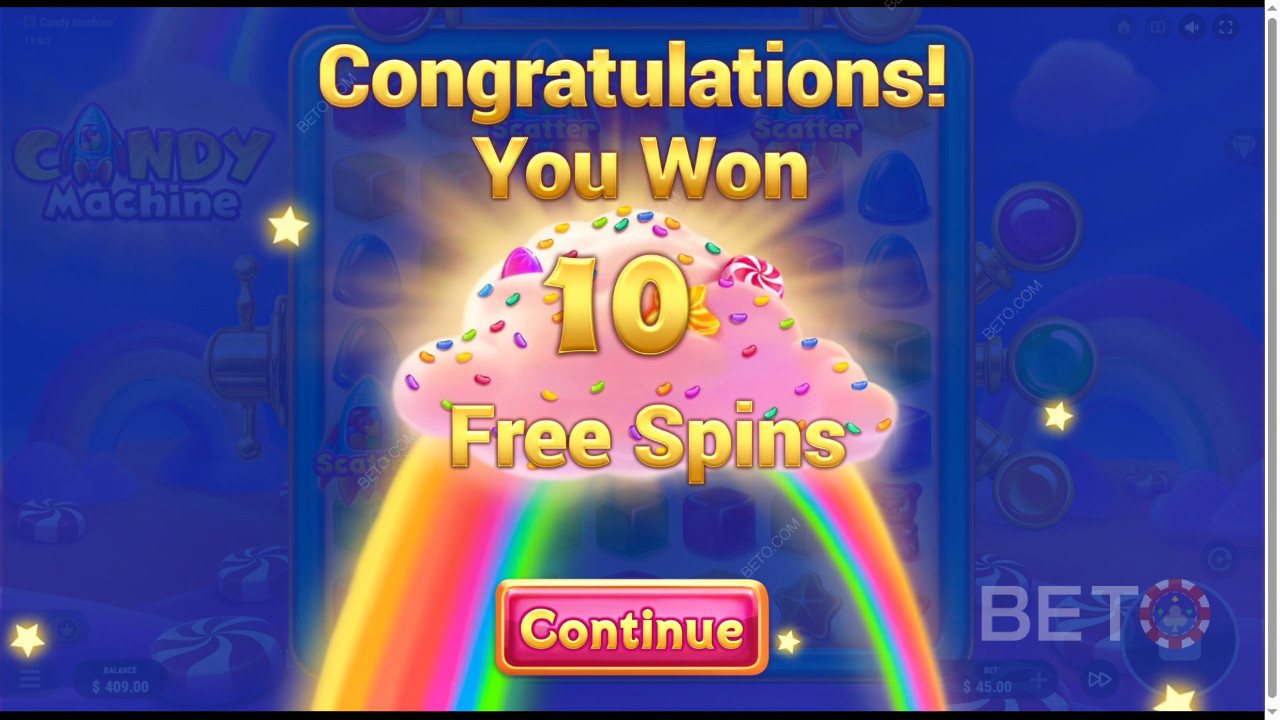 Ganhe 15.000x a sua aposta na Slot Online Candy Machine!
