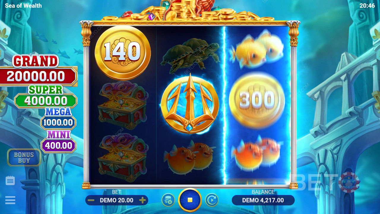 Avaliação do Sea of Wealth por BETO Slots