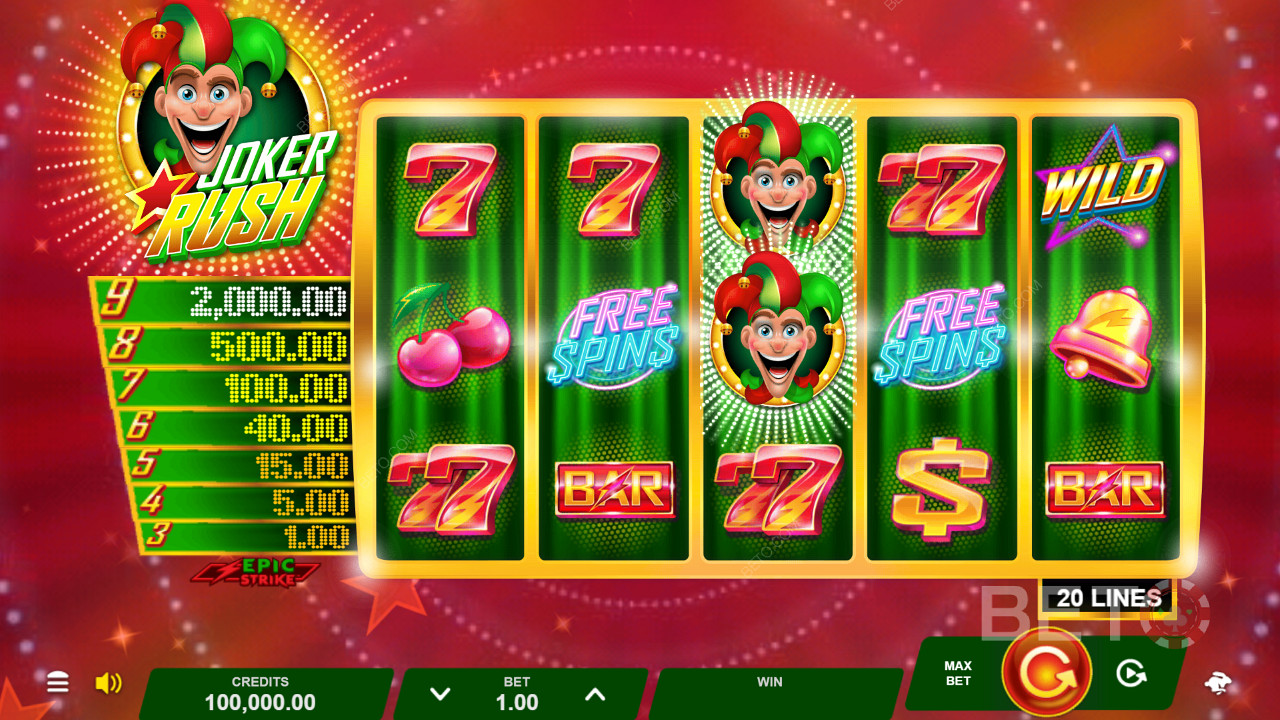 Joker Rush Jogo Grátis