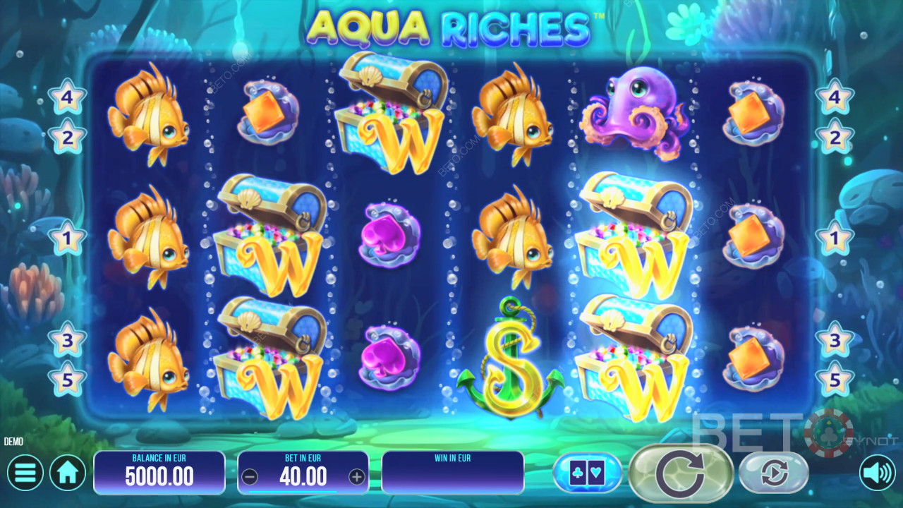 Avaliação do Aqua Riches por BETO Slots